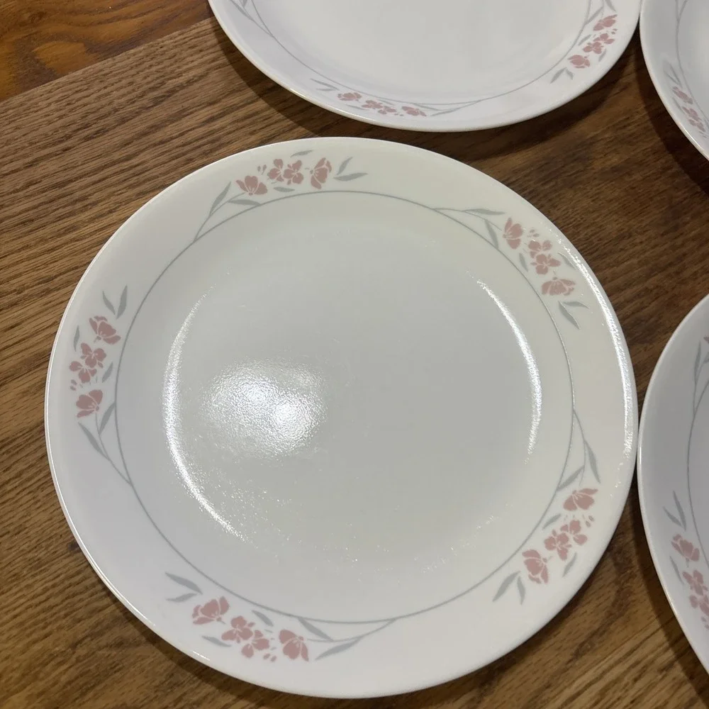 Silk Blossoms CorningWare Corelle Dinner Plates 10